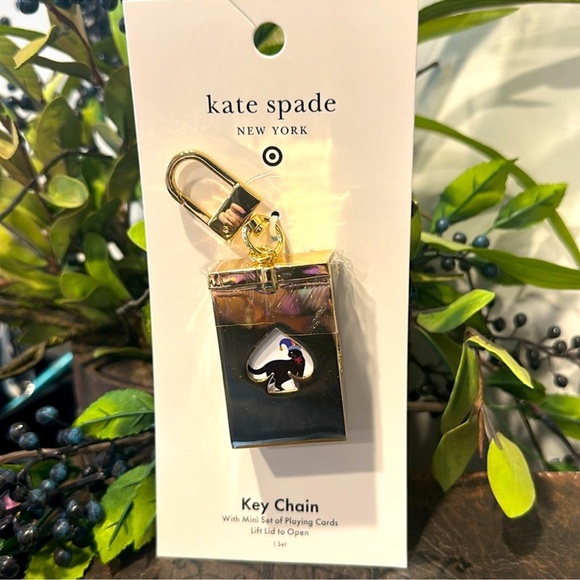 Kate spade x Target mini deck of cards bag charm keychain NWT - Picture 5 of 9
